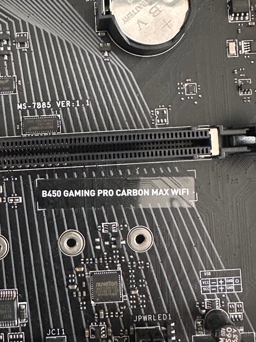 Základná doska MSI b450 Gaming Pro Carbon Max Wifi - 2