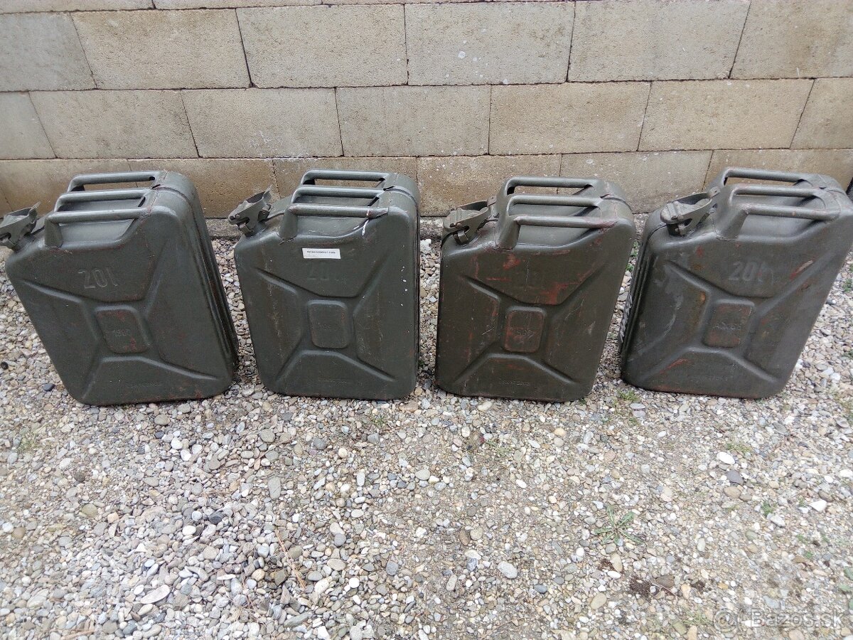 Bandasky - kanister 20L plechový. - 2