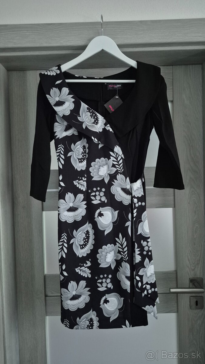 Nové čierno-biele šaty v.S, PC 72€ - 2