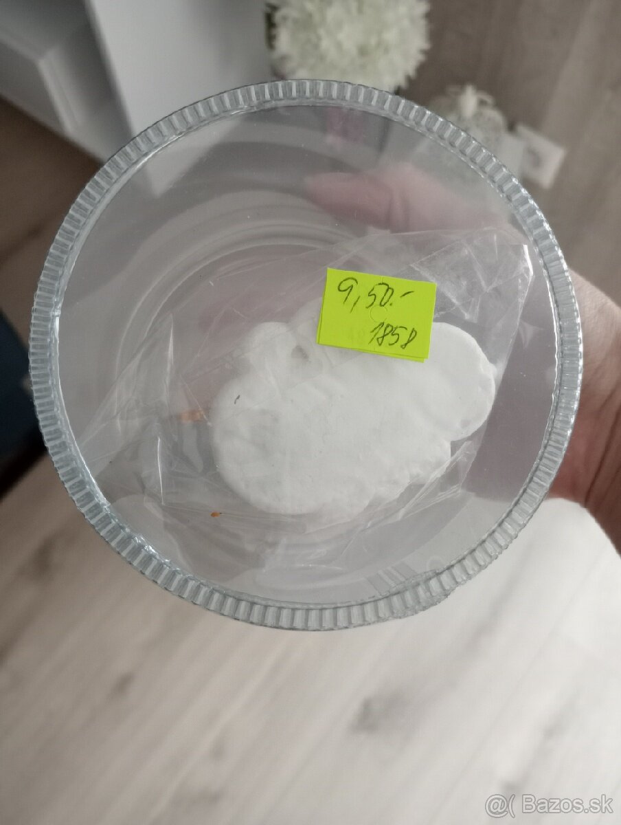 cukrová dekorácia-Biely macko na mesiaci - 2