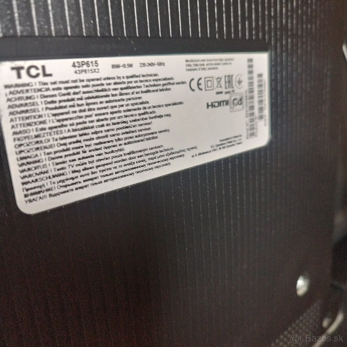 TCL 43P615 - 2