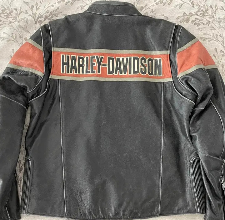 Harley-Davidson - kožená moto bunda – velikost XL - 2