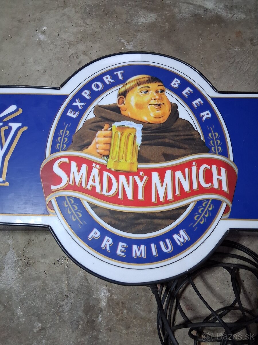 Smädný mních osvetlená tabuľa - 2