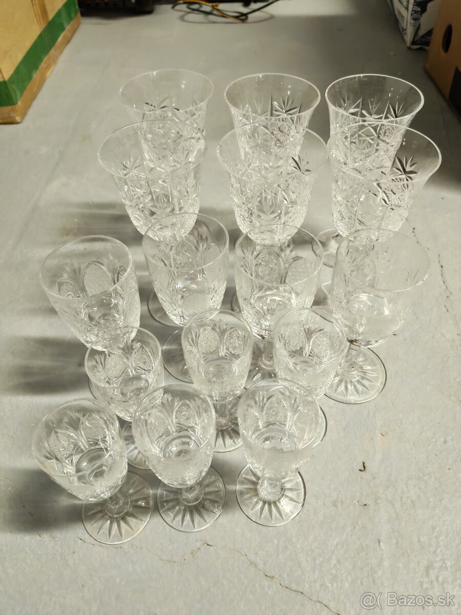 Kryštálové poháre - 2