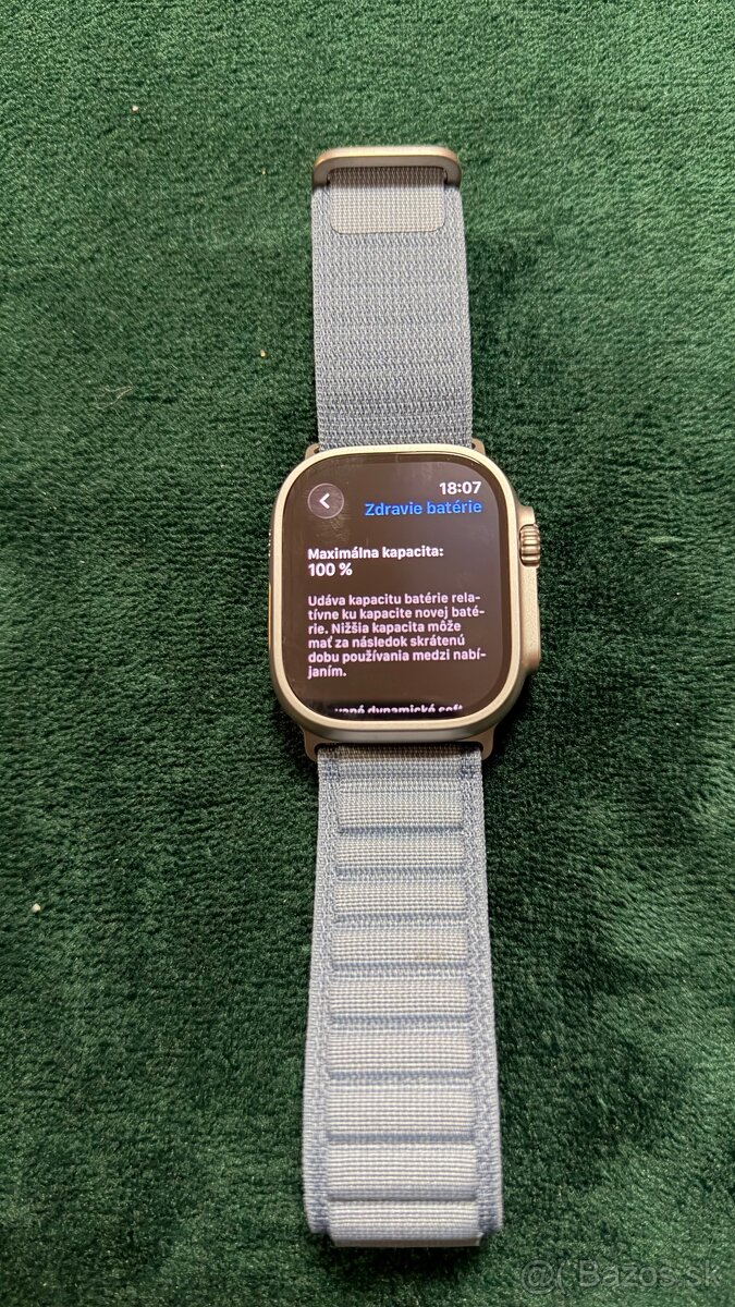 Apple watch ultra 3 prírodný titán - 2