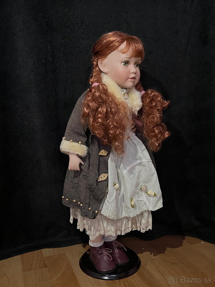 Veľká zberateľská keramická bábika - 2