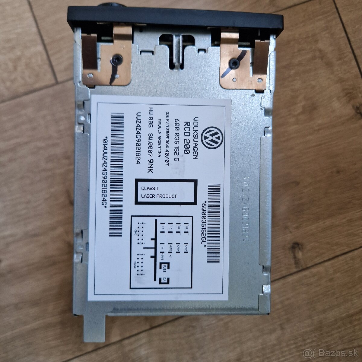 Originálne autoradio VW RCD 200 - 2