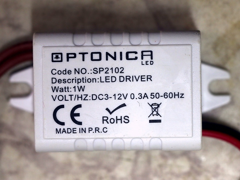 Zdroj 230V LED driver 3-12V 1W / 300mA - 2