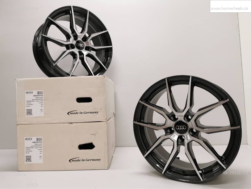 Audi A4, A5, A6, alu disky 7,5x17 5x112 ET48 1254 - 2