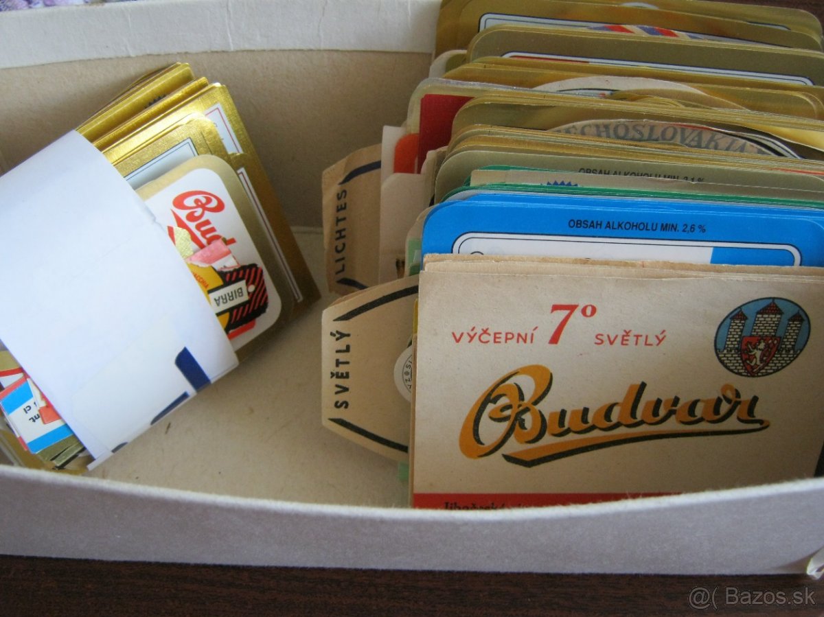 sbírka pivní etikety Budvar České Budějovice 1052ks etiket - 2