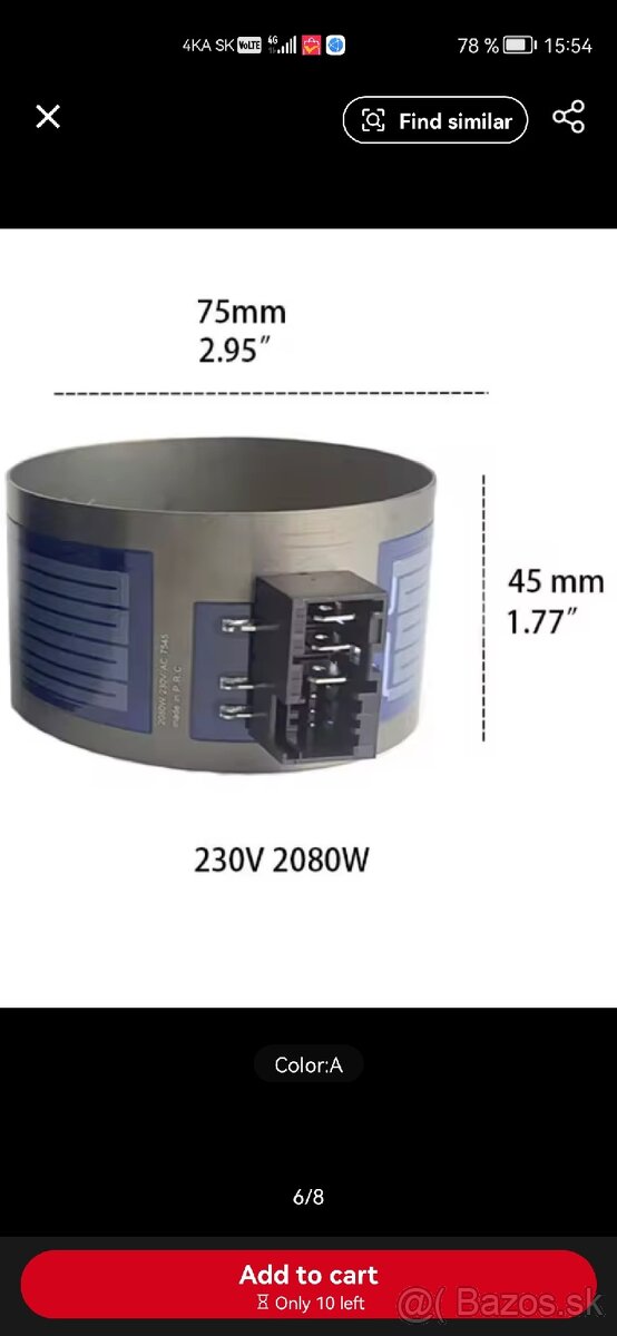 Výhrevné teleso - špirála Bosch Siemens - 2