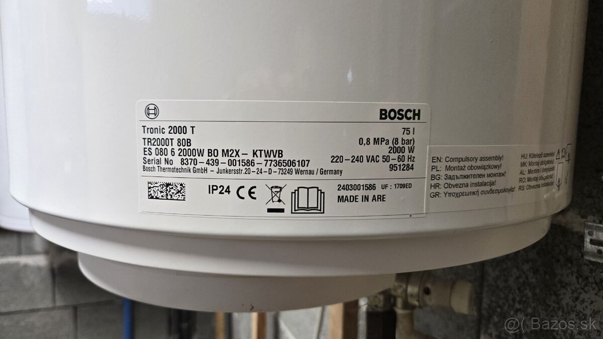 Predám bojler Bosch - 2