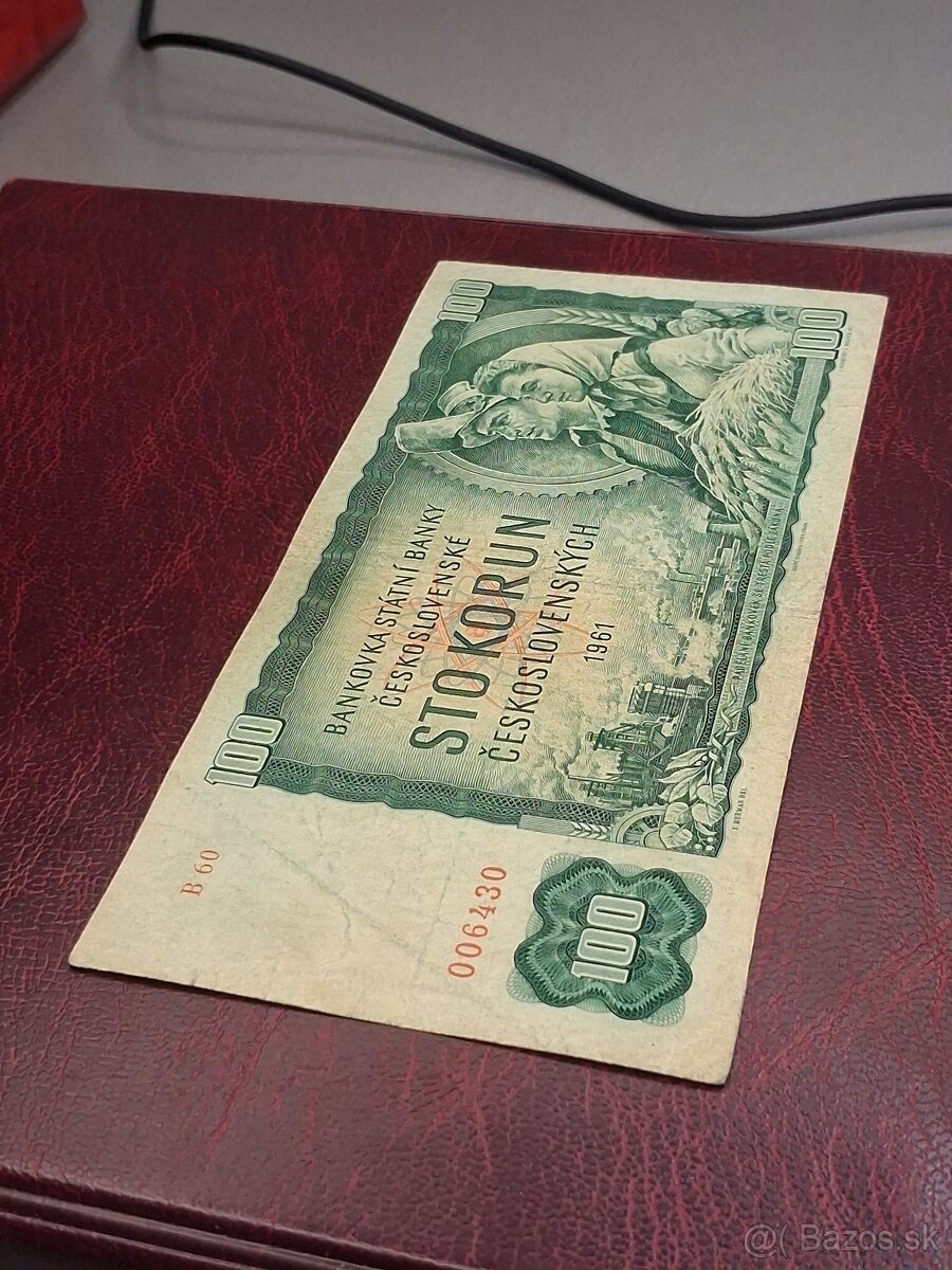 100 Korun Československých 1961 - 2