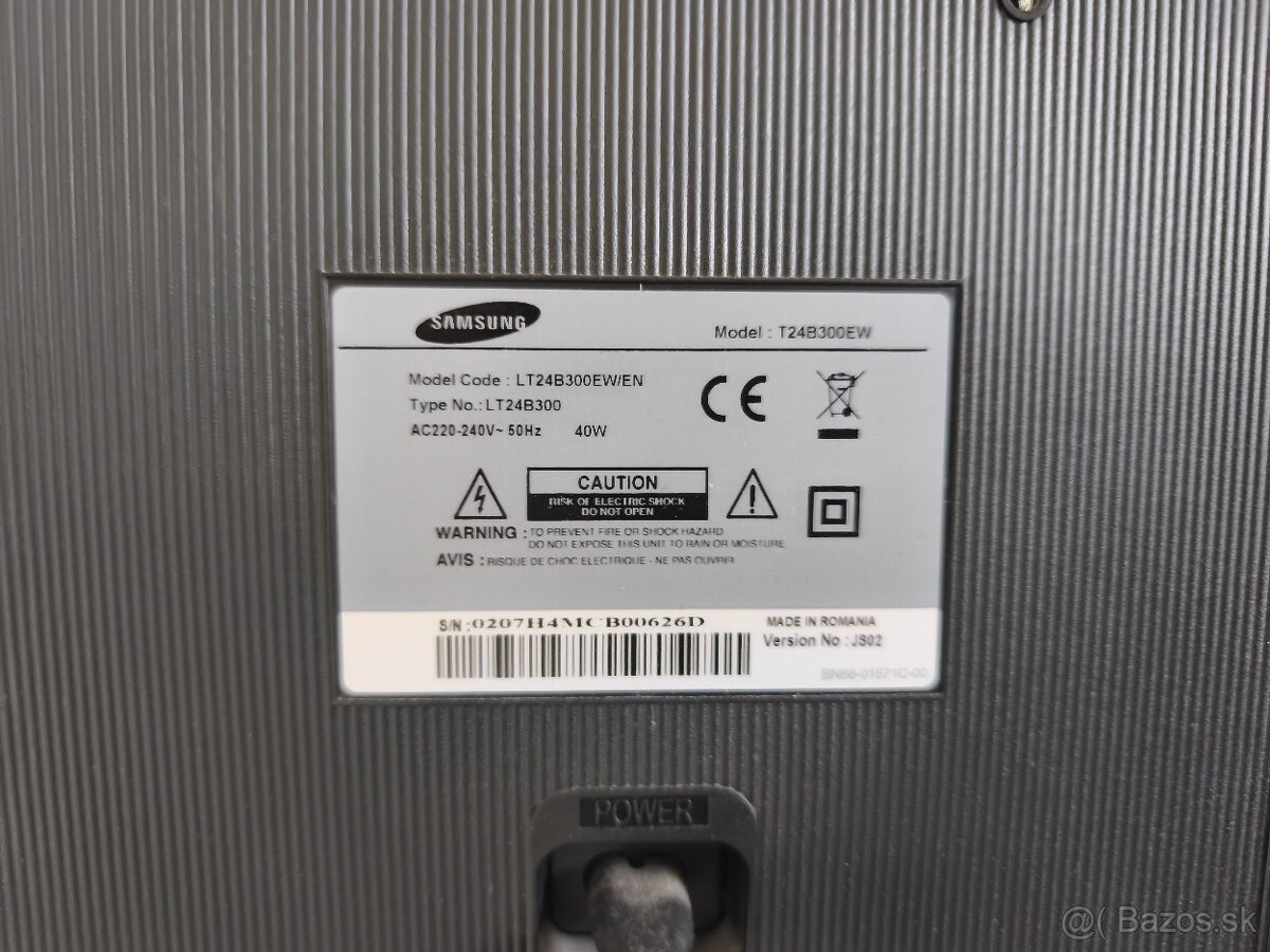 Monitor s TV SAMSUNG T24B300, 24", LED, 1920x1080, 5ms, DVB - 2