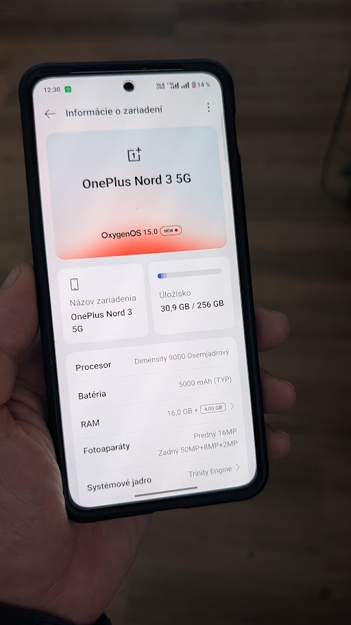 OnePlus Nord 3 16/256GB, Android 15 - 2