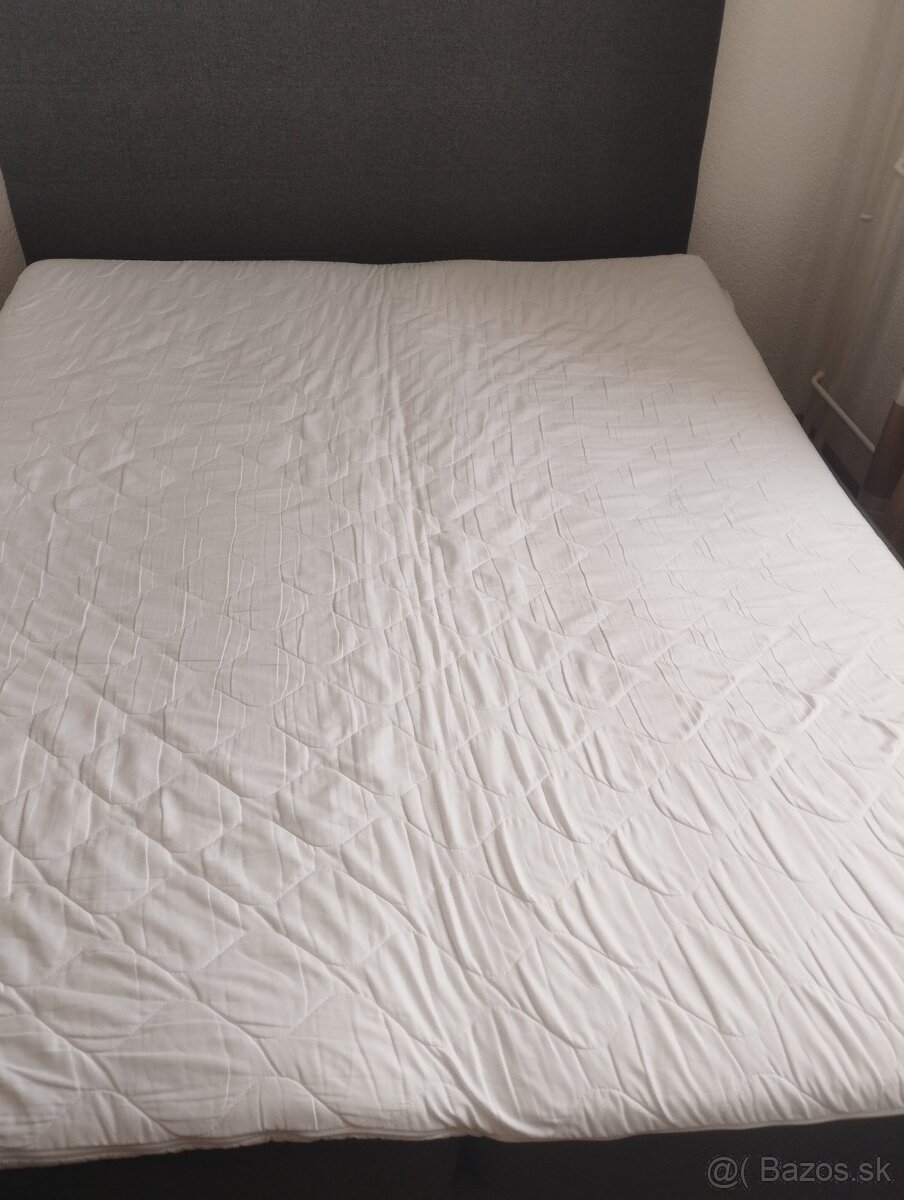 Manželská posteľ Alice - šedá - 2