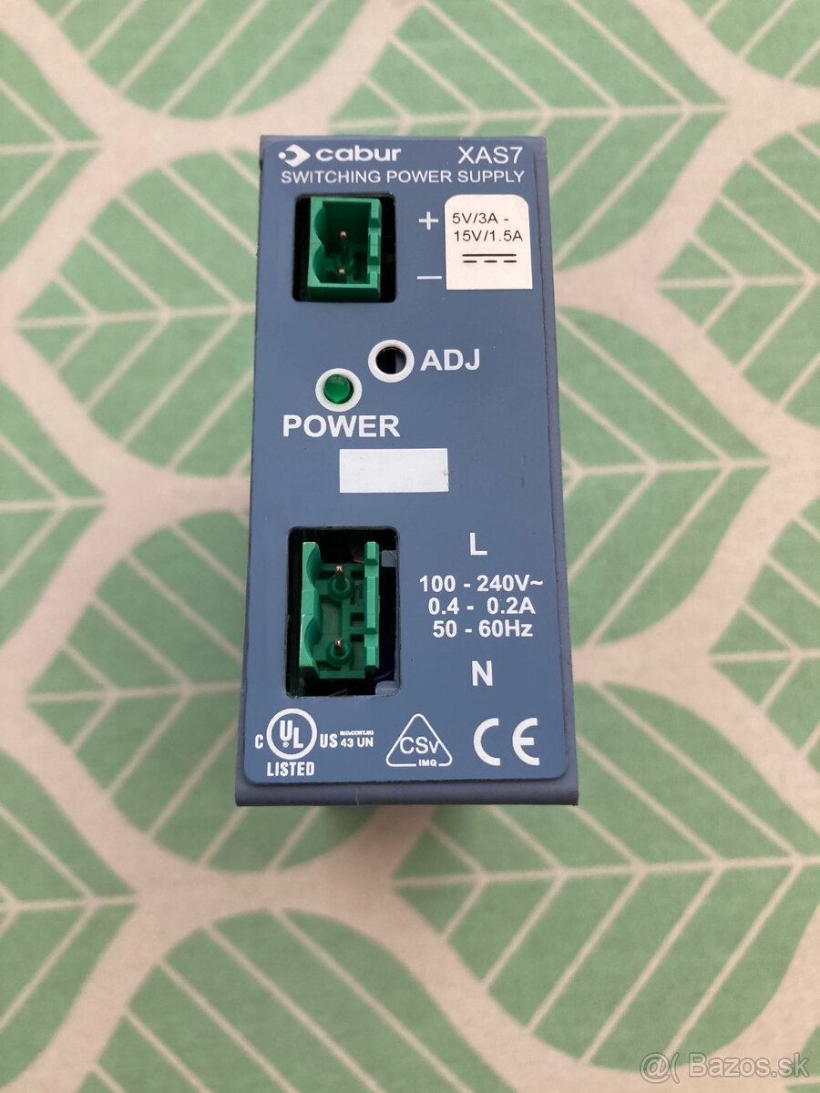 Predám Napájací zdroj Cabur 15VDC - 2