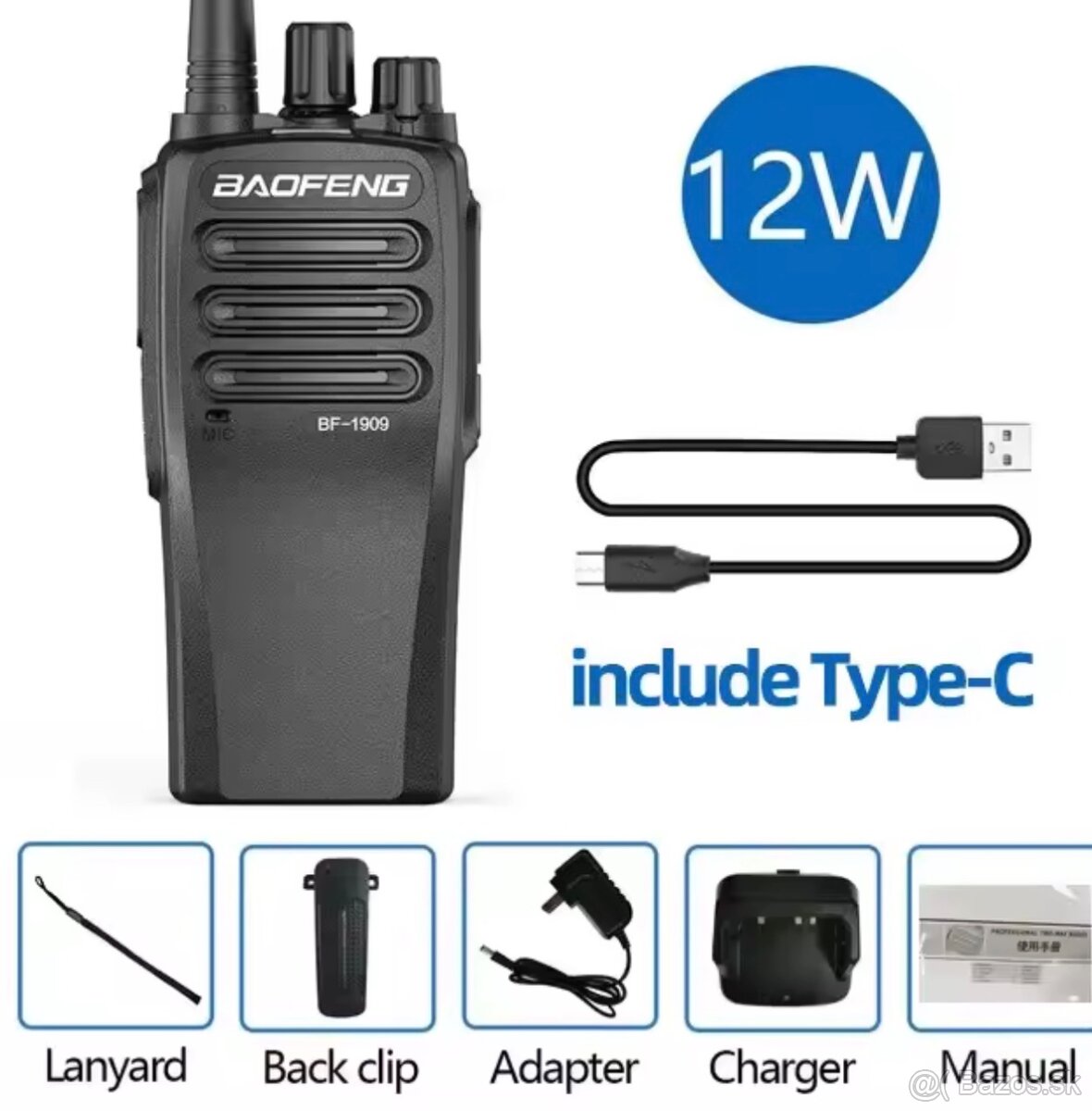 Baofeng BF-1909 12W - 2