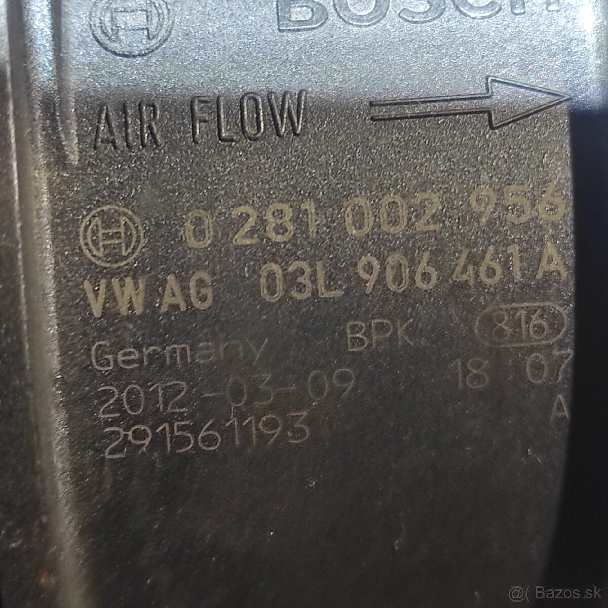 Váha vzduchu 03L906461A - 2