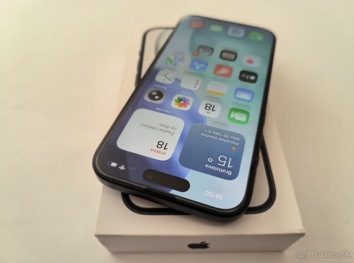 apple iphone 15 Plus 256gb Midnight / Batéria 100% - 2