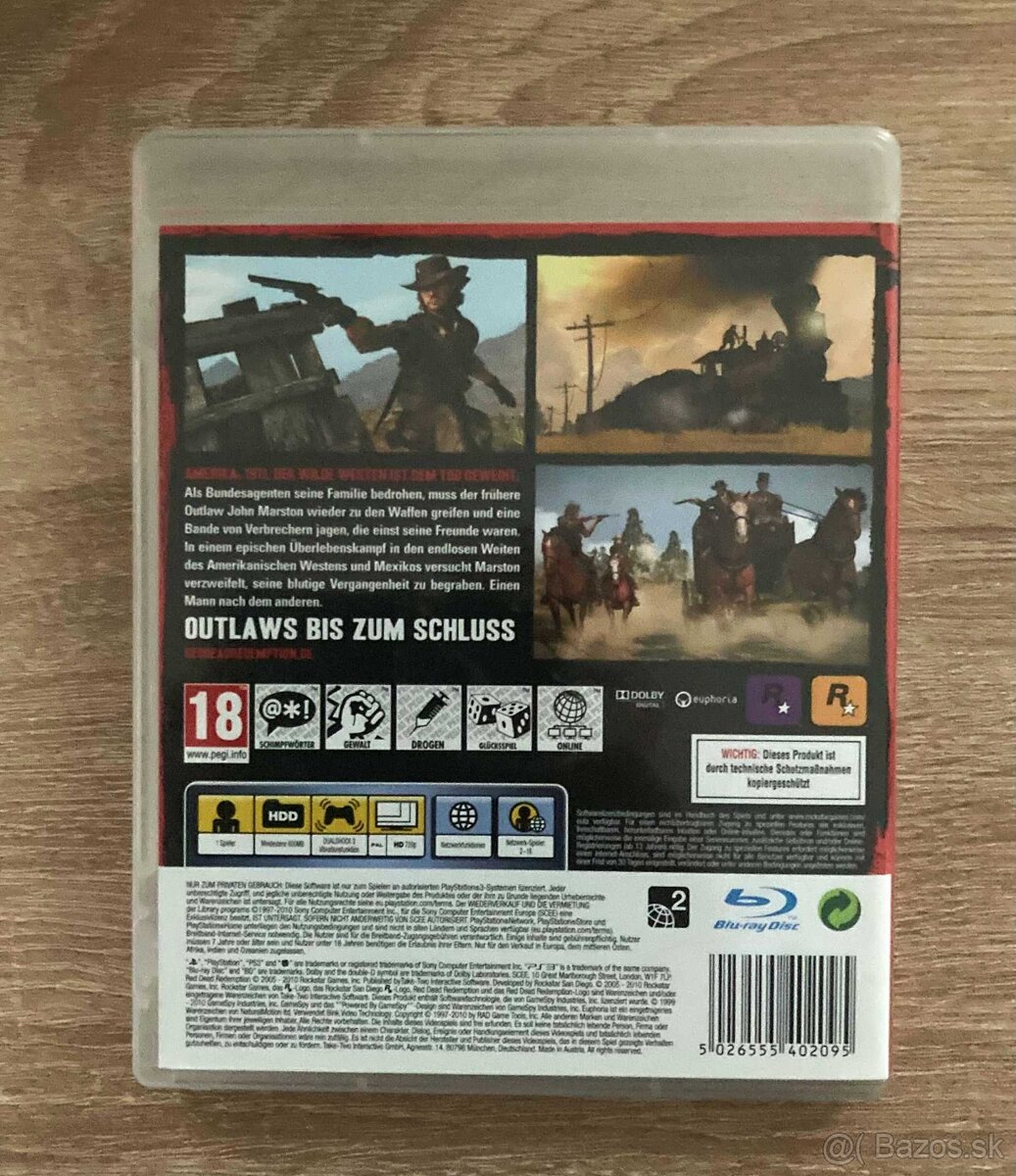 Red Dead Redemption – PS3 (výborný stav) - 2