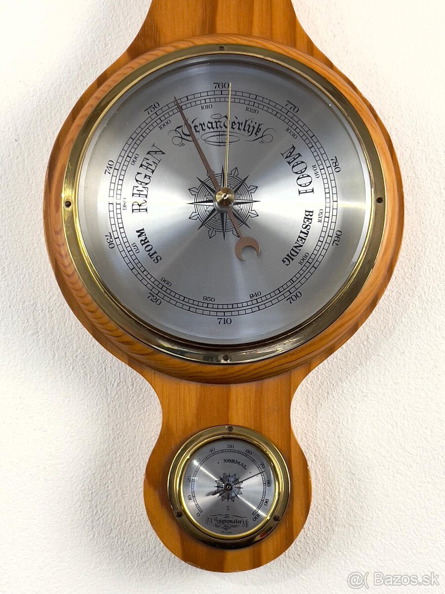 Dreveny barometer - 2
