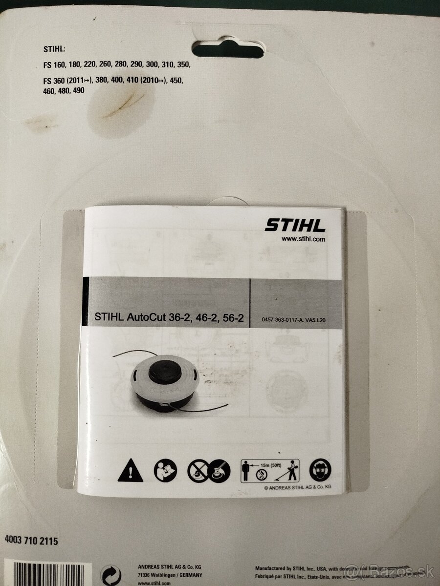 Diely pre krovinorezy stihl - 2