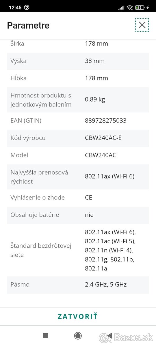Bezdrôtové Wi-fi CISCO - 2