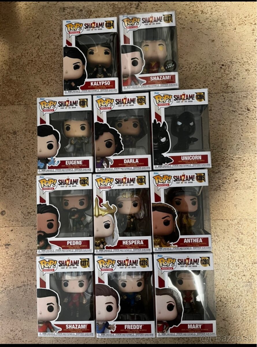 Funko pop Shazam set 11 kusov. - 2