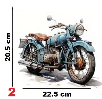 Motocykel na tričku - 2