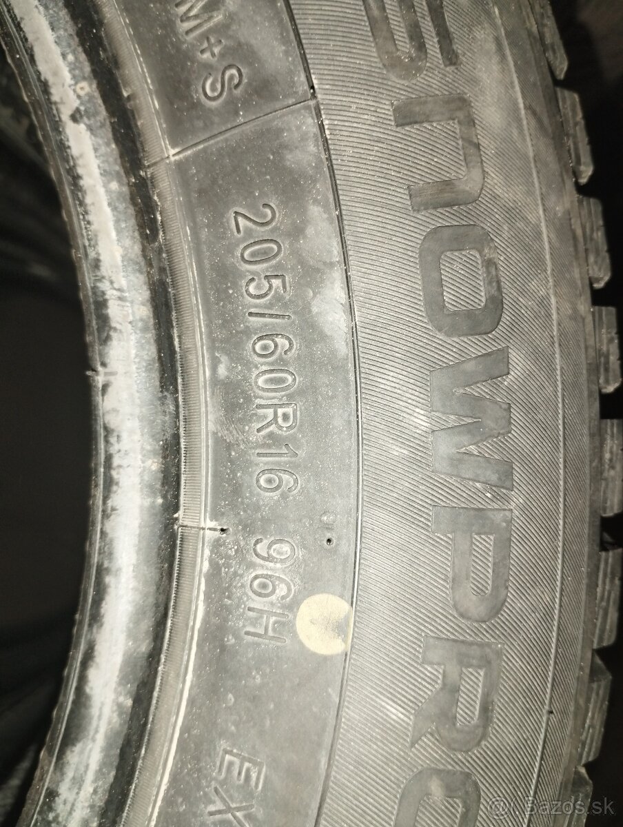 205/60 R16 zimné - 2