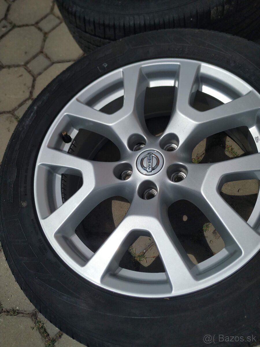 Predám sadu 18" hliníkových diskov NISSAN - 2