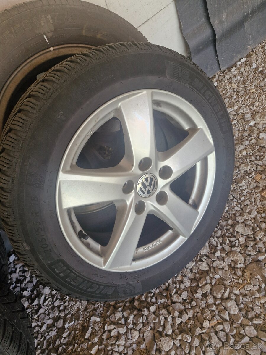 Predám zimné VW pneumatiky s diskami - 2