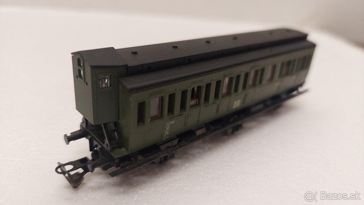 TT vláčiky, vagóny - osobný historický trojnápravový vozeň - 2