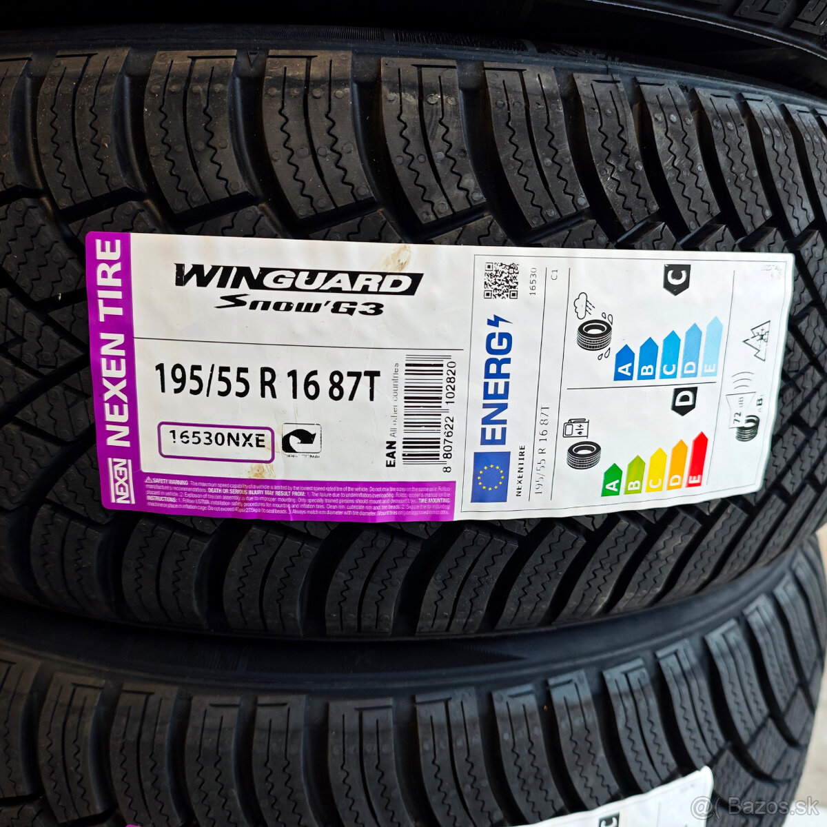 Nexen Winguard Snow G3 195/55 R16 87T - Nové - 2