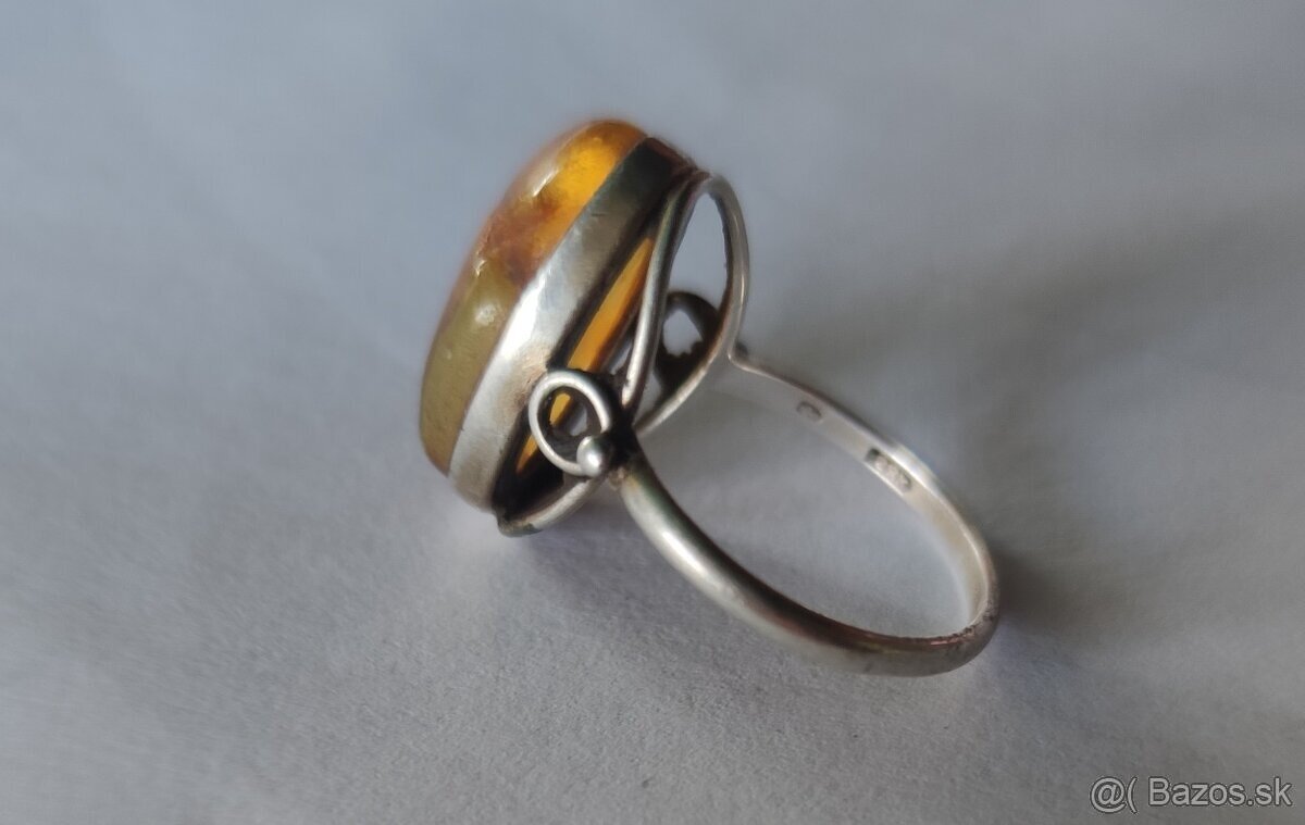 retro strieborný prsteň 2 - 2