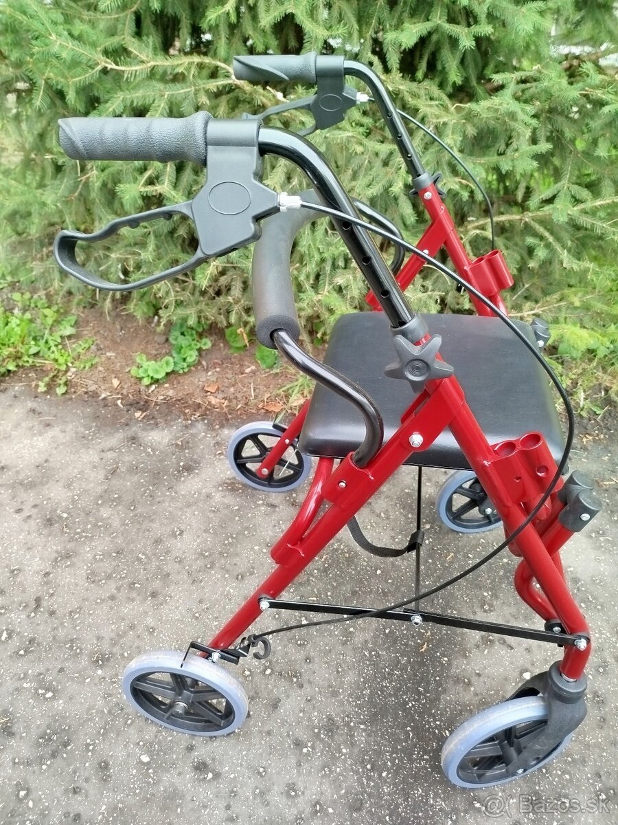 Skladací invalidný vozík (ľahko ovládateľný) na presun osôb - 2