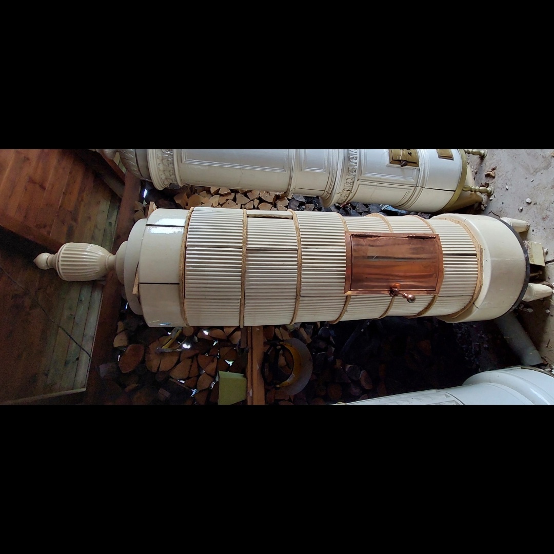 Kachlová pec historická - 2