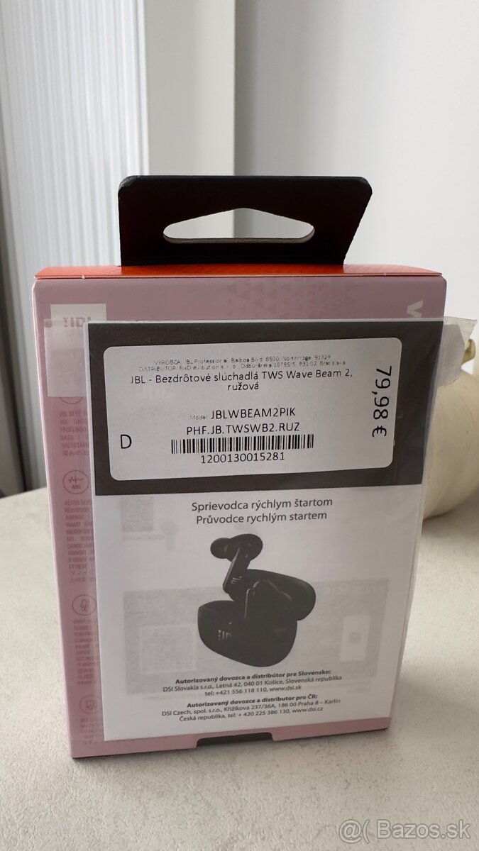 JBL Wave beam 2 ružové - 2
