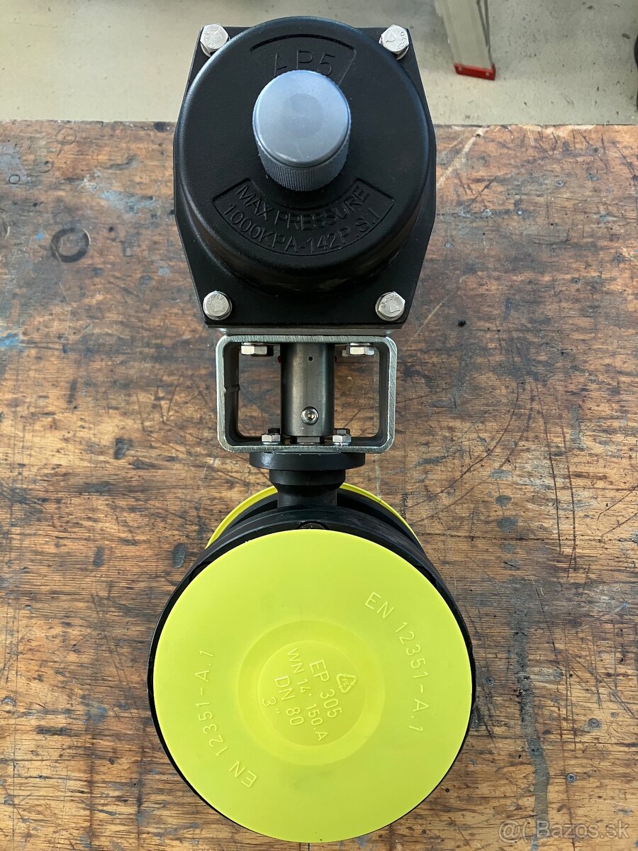 Predám pneumatický pohon SIRCA APM5 DA + ventil DN80 - 2