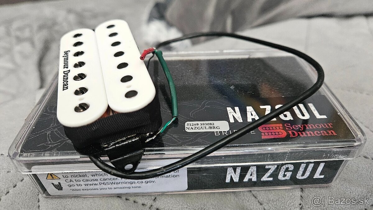 Seymour Duncan Nazgul 7 string Bridge White - 2