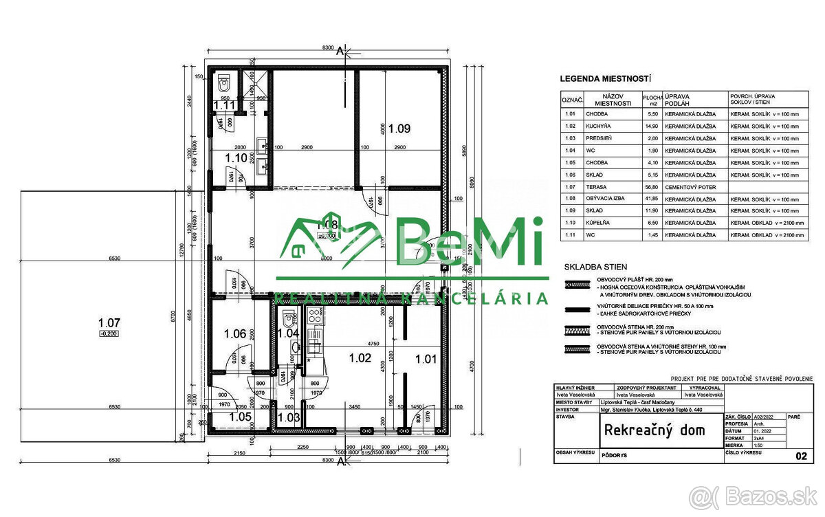 Rekreačný dom pri Bešeňovej na predaj ID: 039-13-STKE - 2
