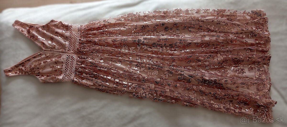 Šaty na ples, stužkovú, svadbu - veľkosť 36/38 - 2