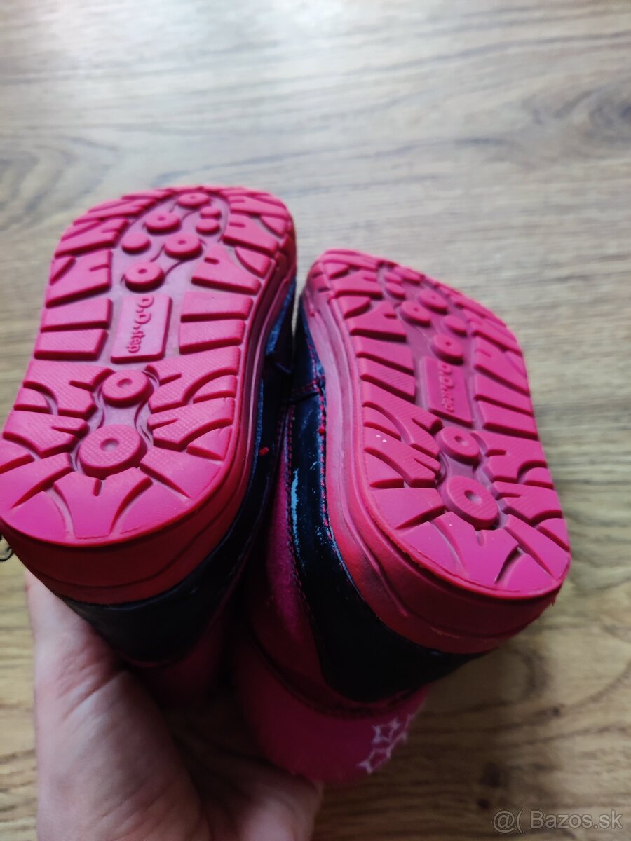 Dievčenské topánky na zimu D.d.step 23 - 2