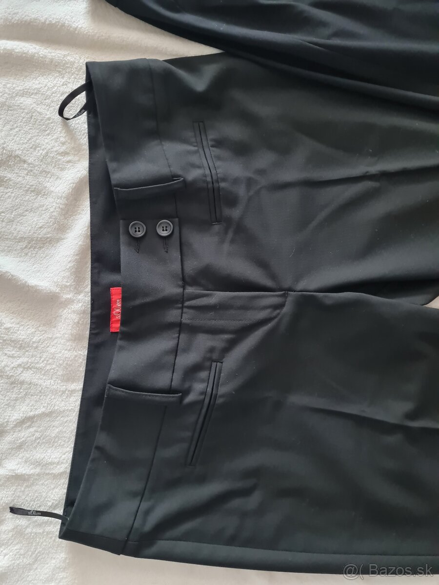 Čierne elegantné nohavice_Comma, s. Oliver - 2