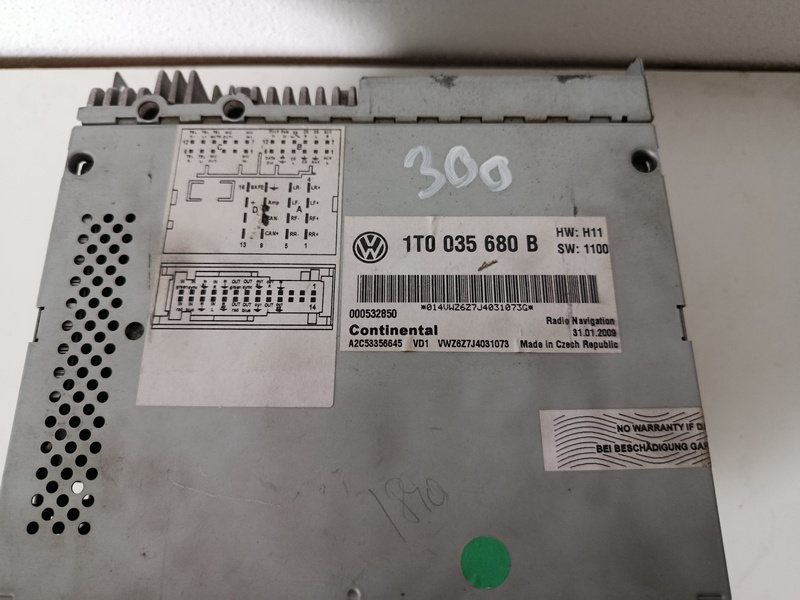 autoradio vw passatCC 1t0035680b 300€ - 2