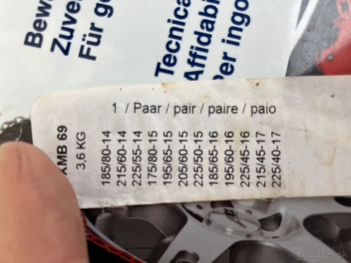 Snežné reťaze - PEWAG BRENTA 9 XMB 69 - 2