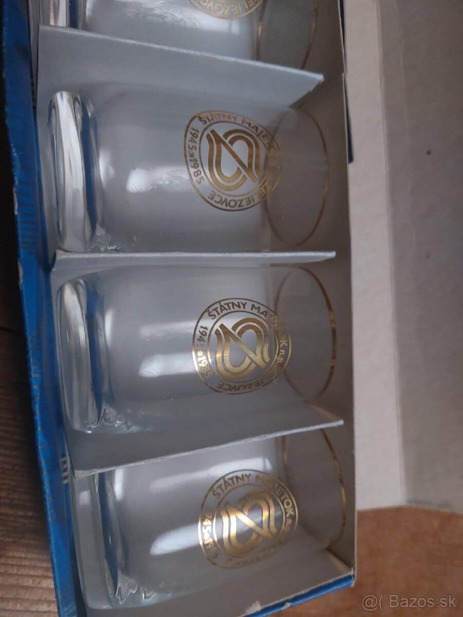 Retro sada pohárov na alkohol - 2