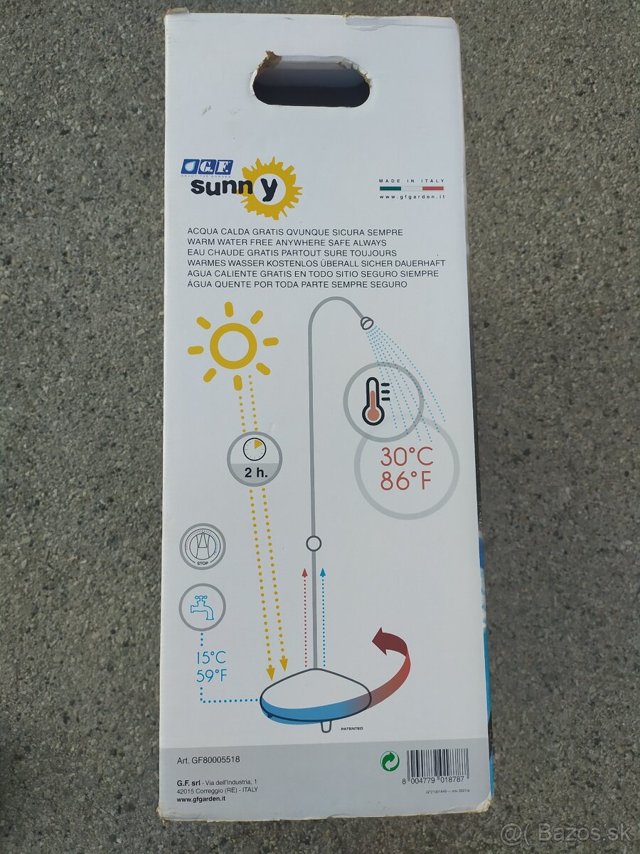 Nová solárna sprcha - 2
