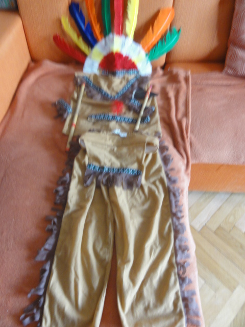 maska na karneval - indián - 2